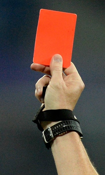 Referees at Czech soccer game banned for odd behavior